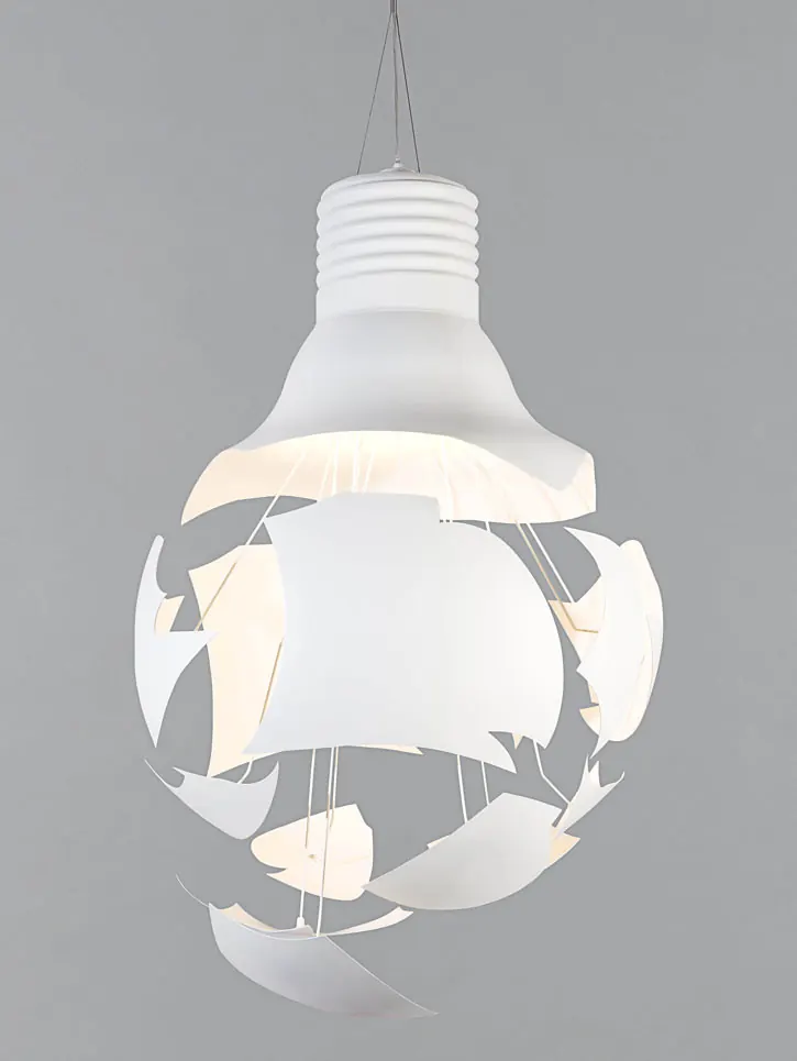 Pendant lamp, opal glass
