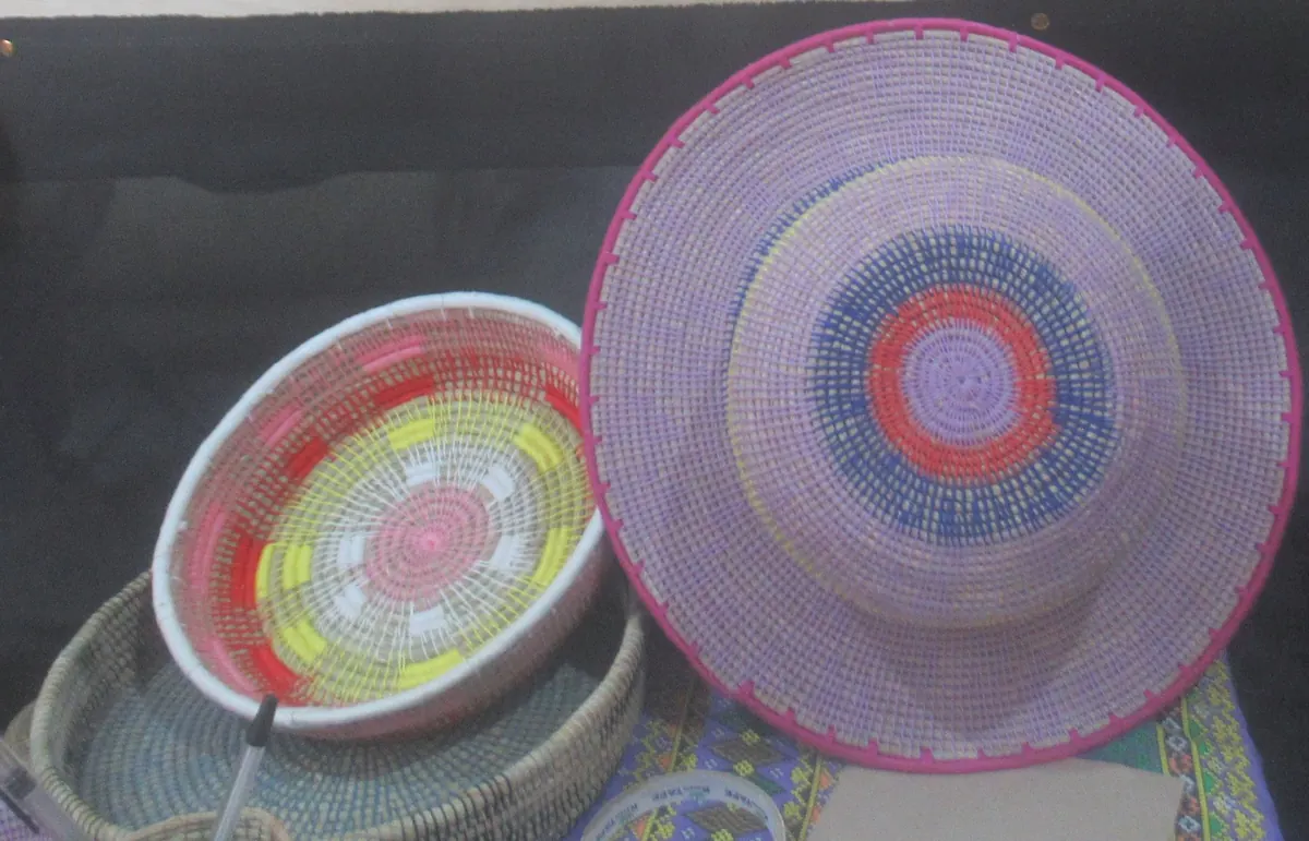 Abaca coaster set of 6