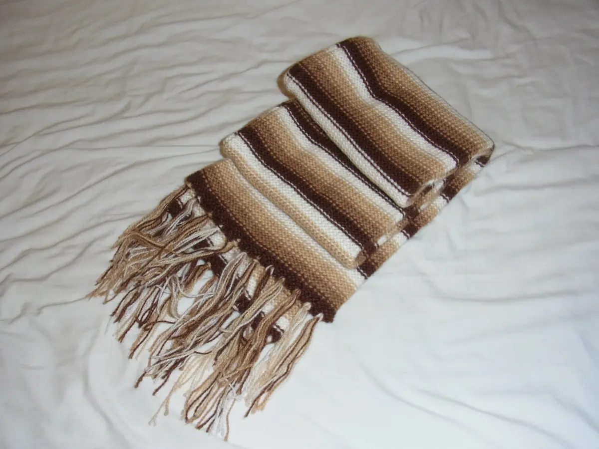 Alpaca throw scarf