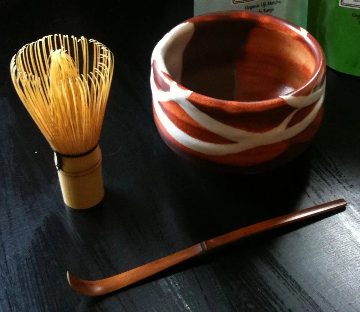 Matcha bowl and whisk set